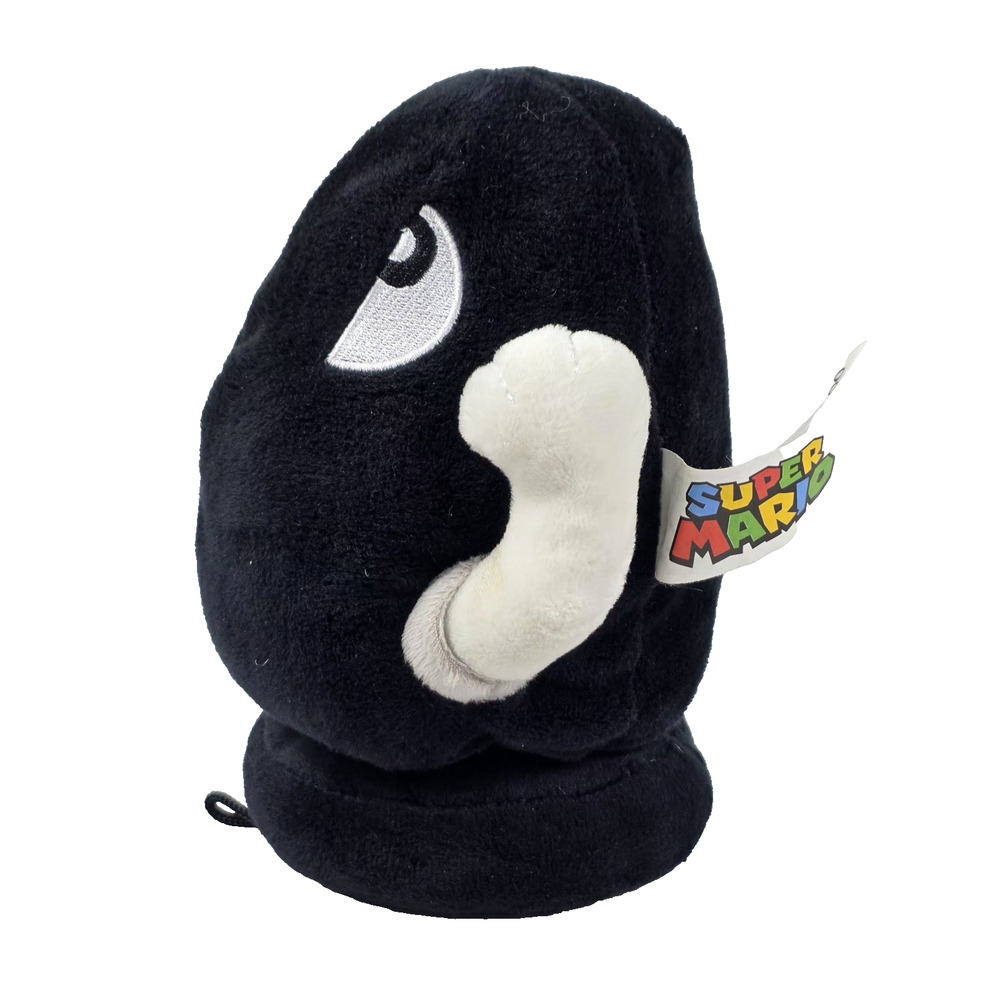 Super Mario Bullet Bill Plush 6" Nintendo Collectible Soft Stuffed Toy